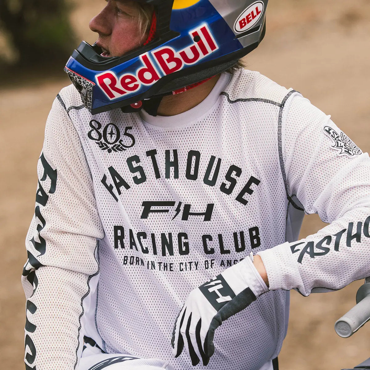 Grindhouse Air-Cooled Club Jersey - White/Cloud - Fasthouse