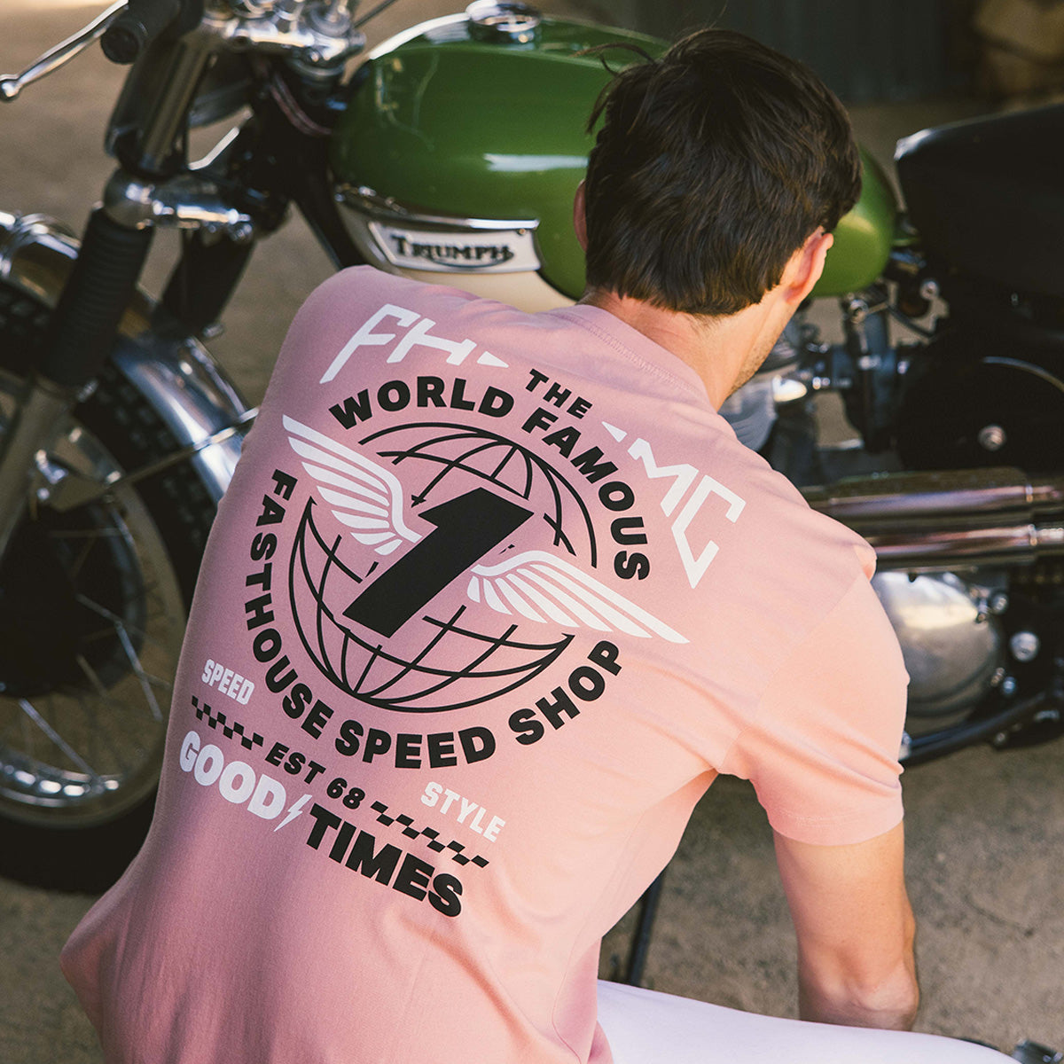 Renown Tee - Dusty Pink