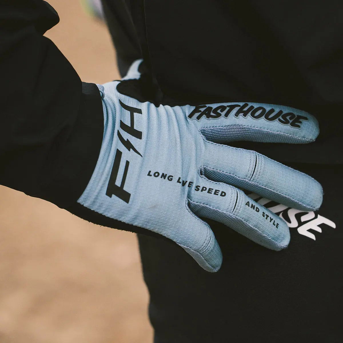 Elrod Nitro Glove - Oceanic Mint - Fasthouse