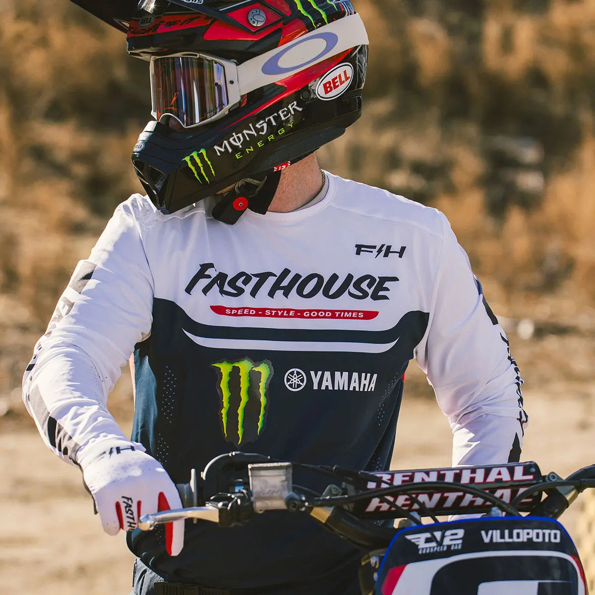 Helix Circuit Jersey - Navy/White/Red - Fasthouse