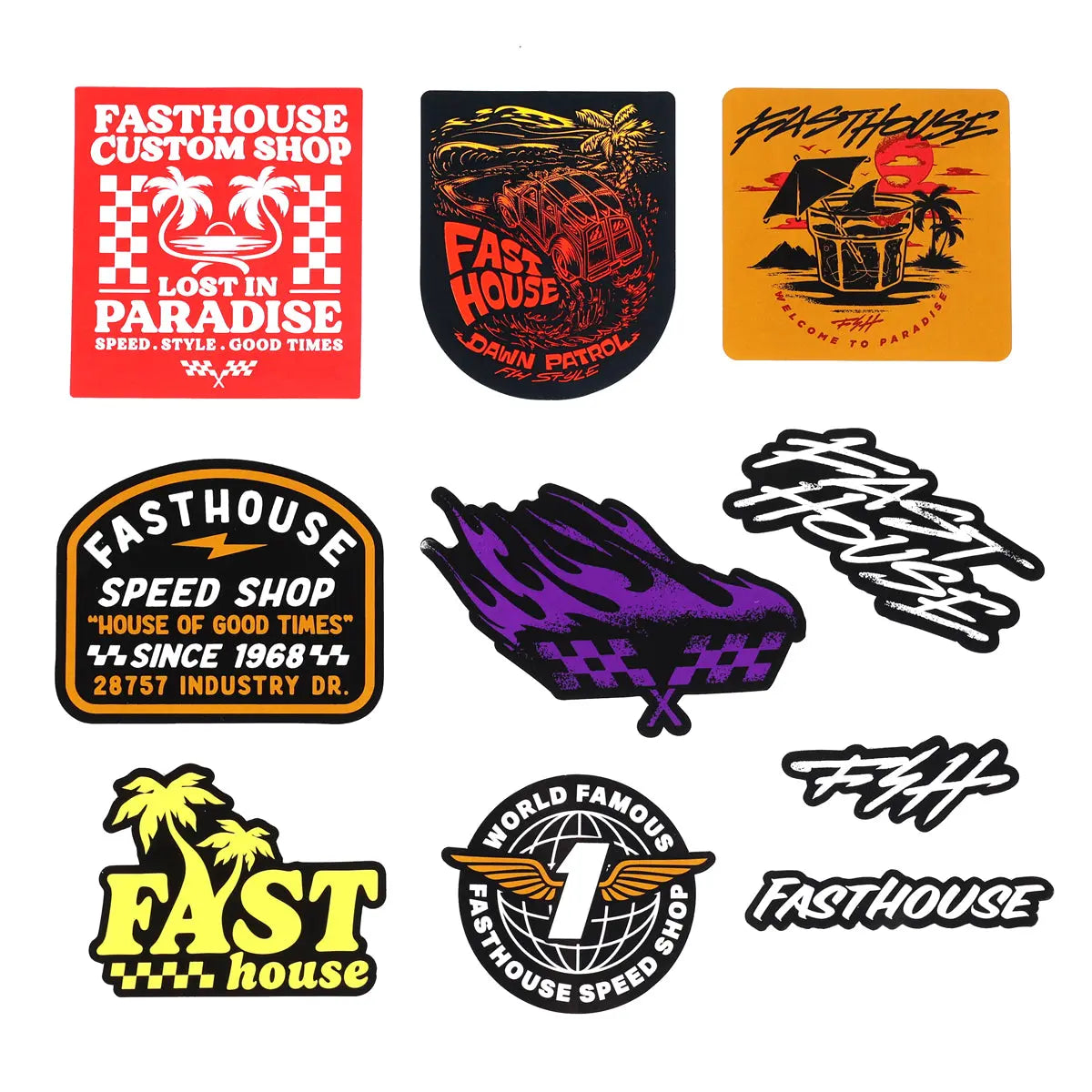 Summer 25 Decal - 10 Pack - Fasthouse