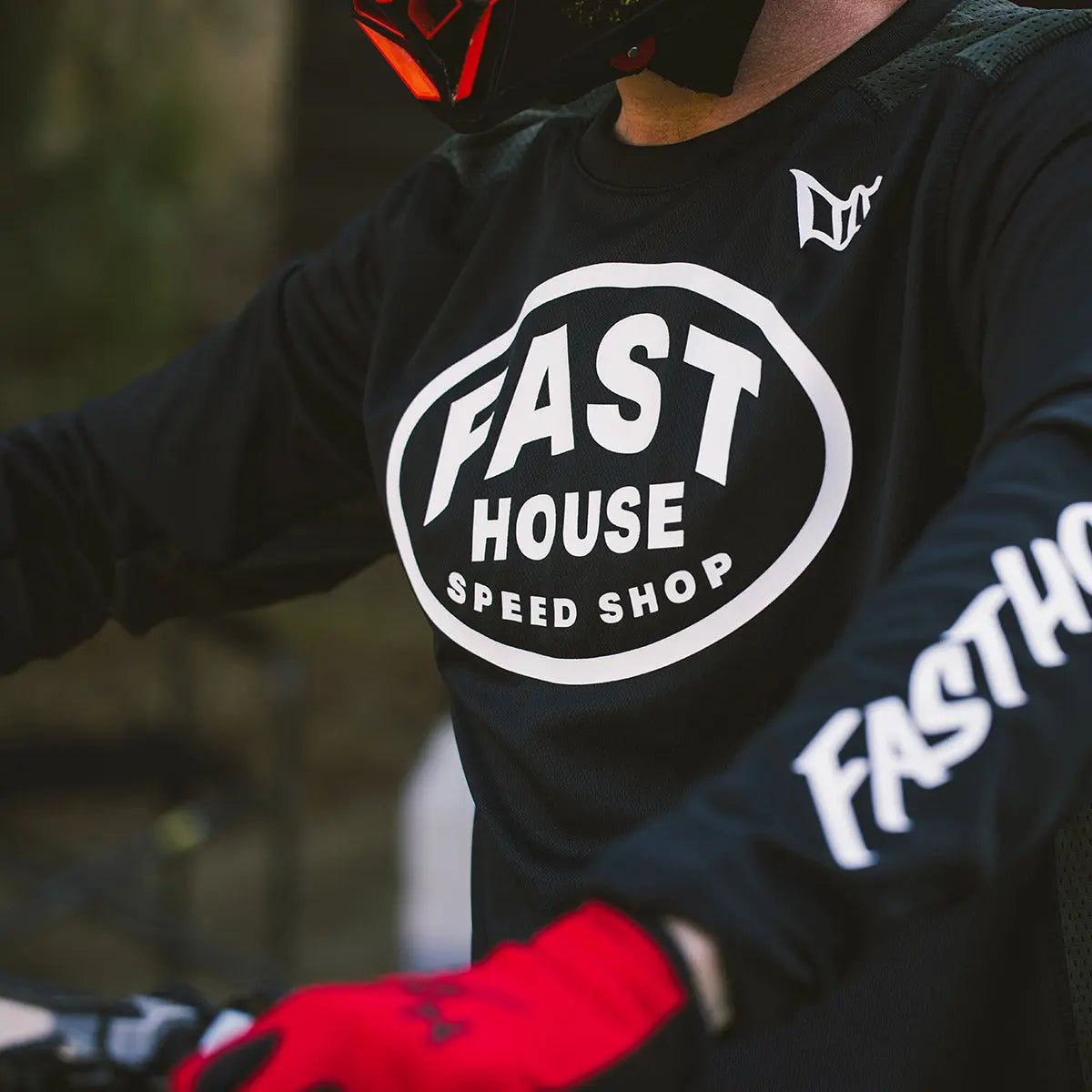 Grindhouse Air-Cooled Ramble Jersey - Black/Gray - Fasthouse