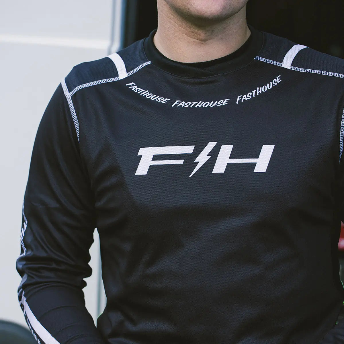 Elrod Nitro Jersey - Black Neon - Fasthouse