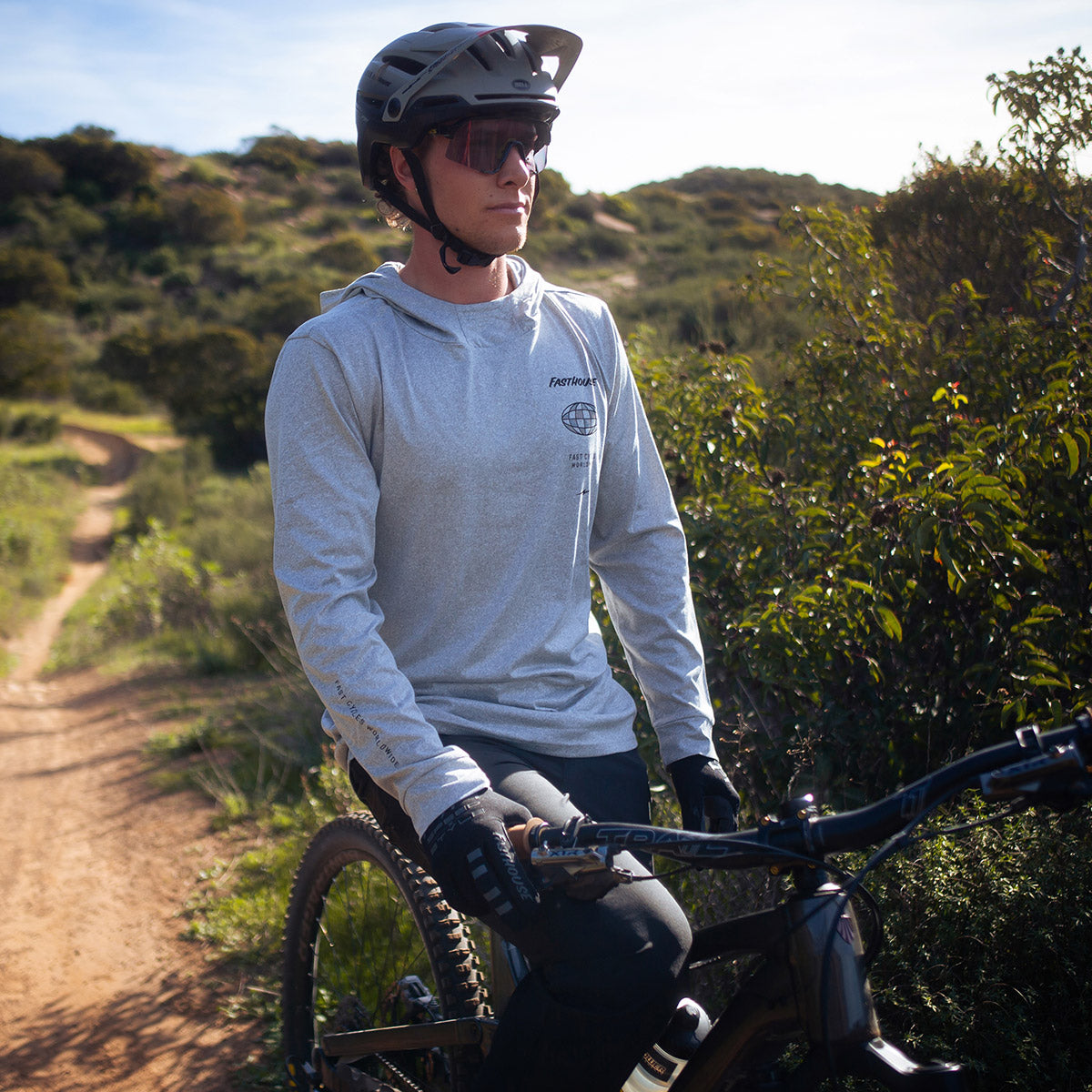 Baux Hooded UPF LS Tee