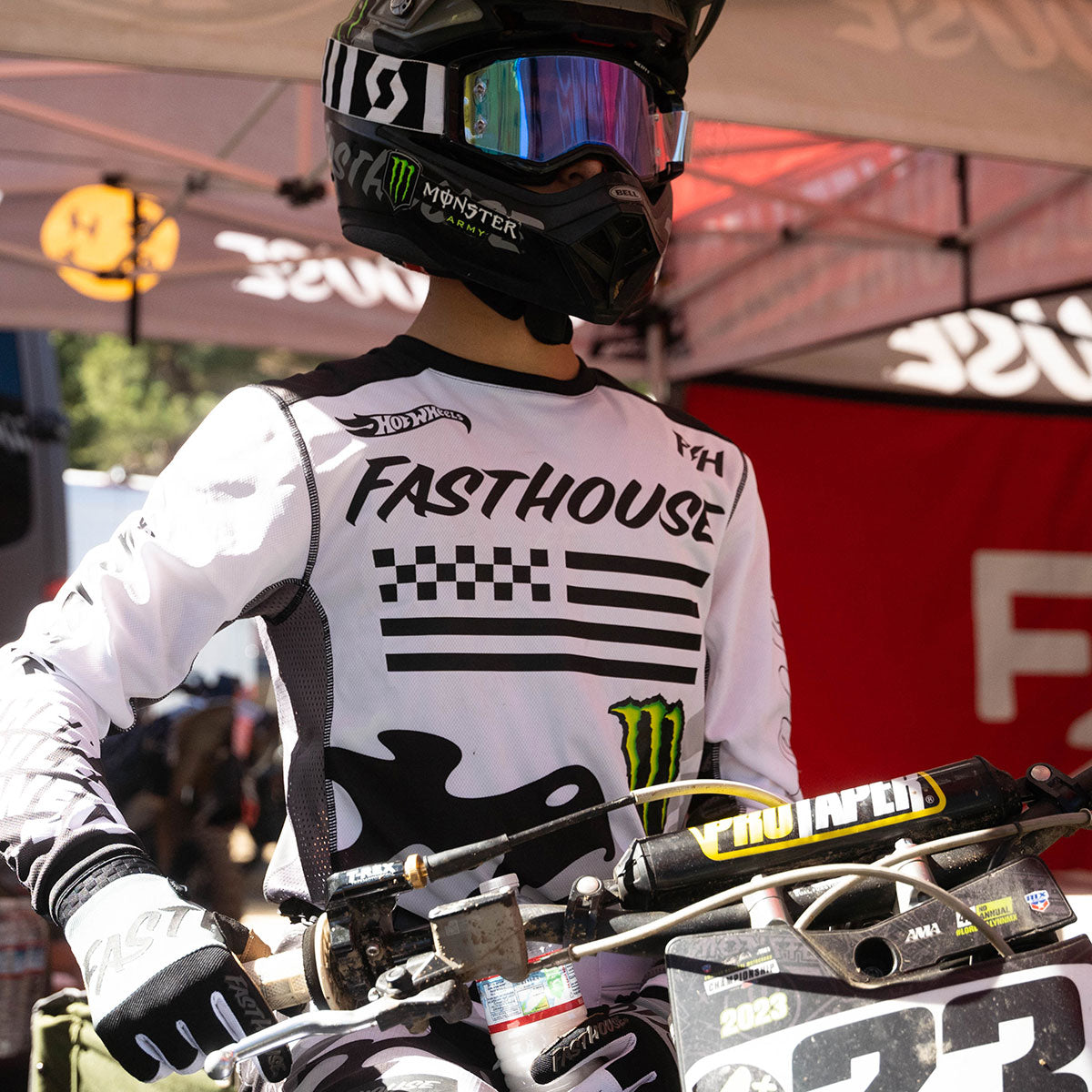 Grindhouse Riot Youth Jersey - White/Black