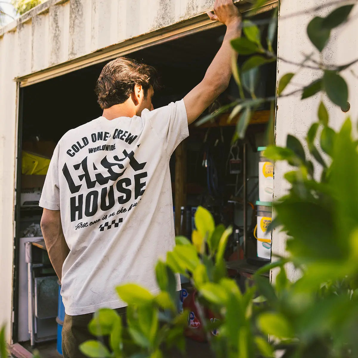 Cold Ones Tee -Cloud Crystal Wash - Fasthouse