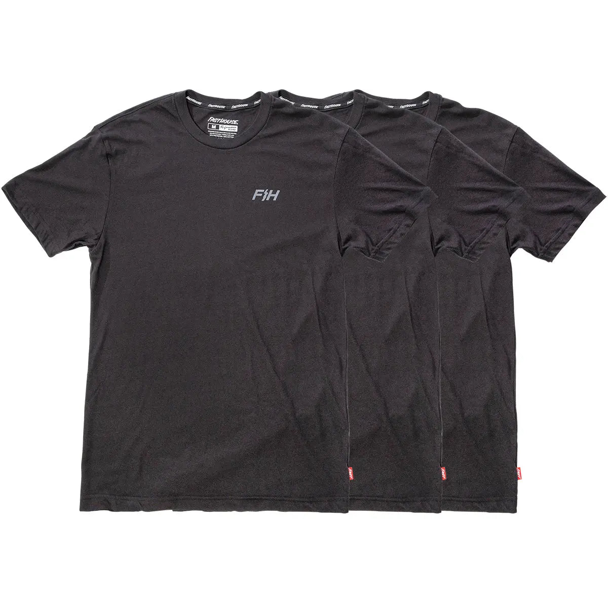 Basic Tech Tee 3-Pack - Black - Fasthouse