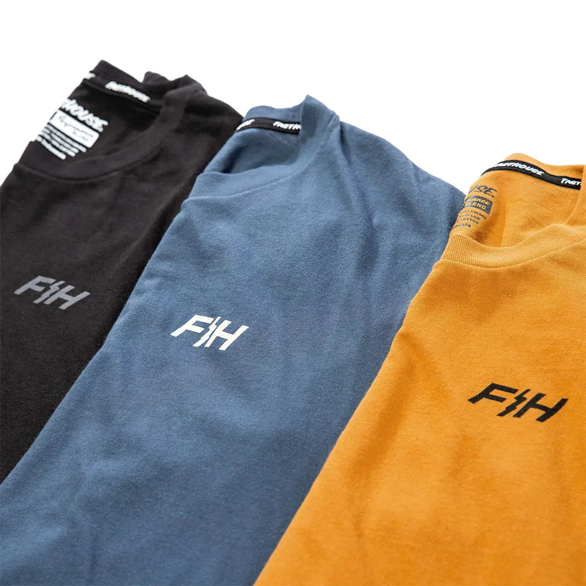 Basic Tech Tee 3-Pack - Black/Indigo/Vintage Gold Fasthouse