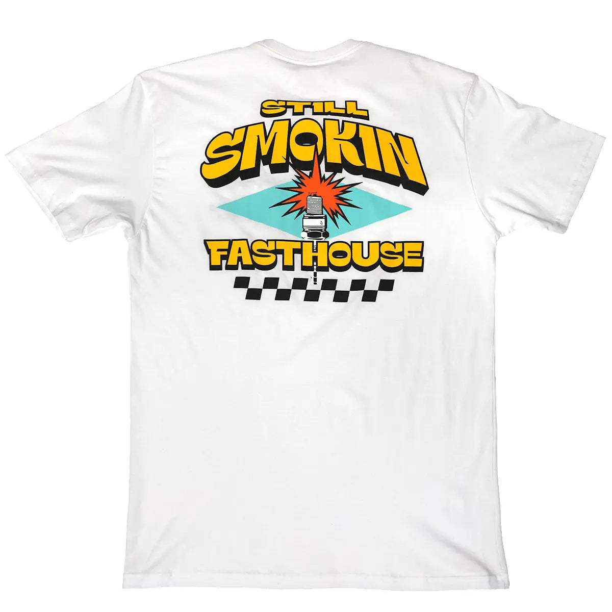 4 Ever 2 Smokin Tee - White - Fasthouse