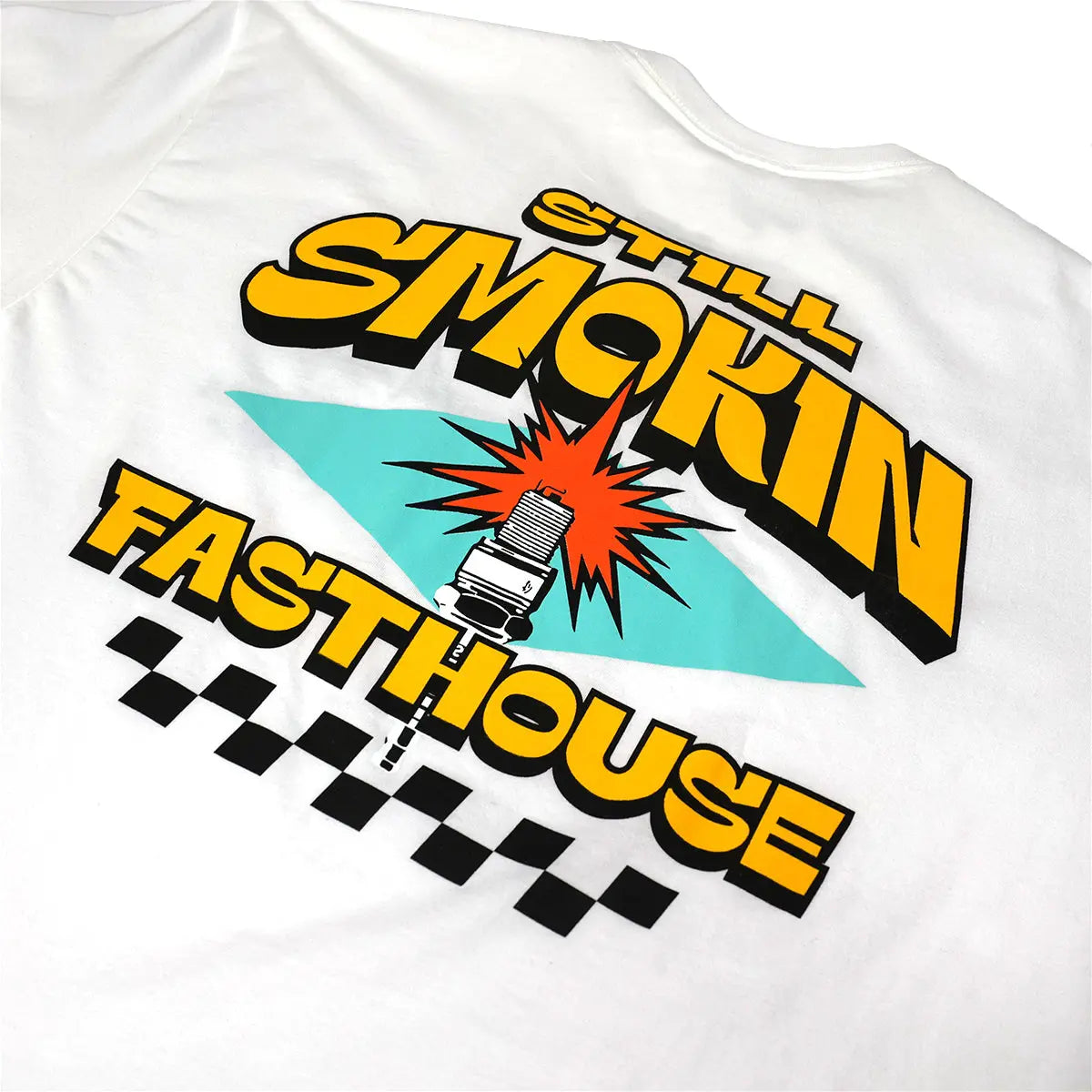 4 Ever 2 Smokin Tee - White - Fasthouse