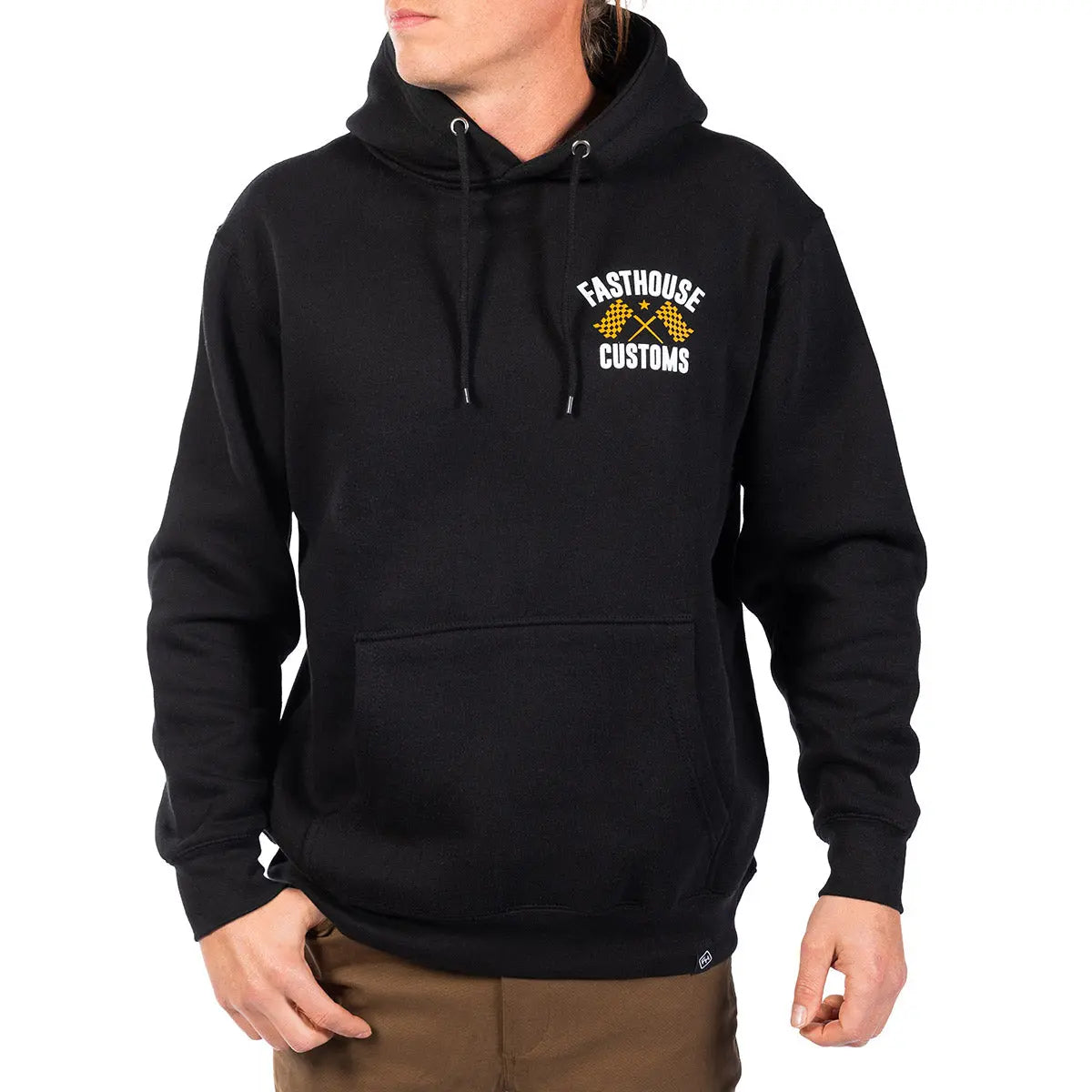 68 Trick Hooded Pullover - Black - Fasthouse