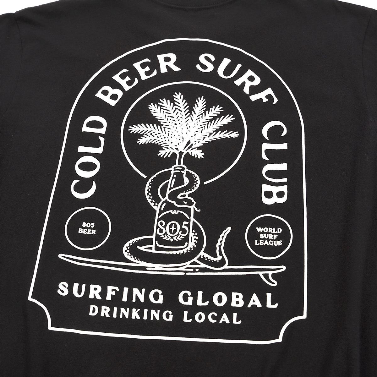 805 Crest WSL Tee - Black