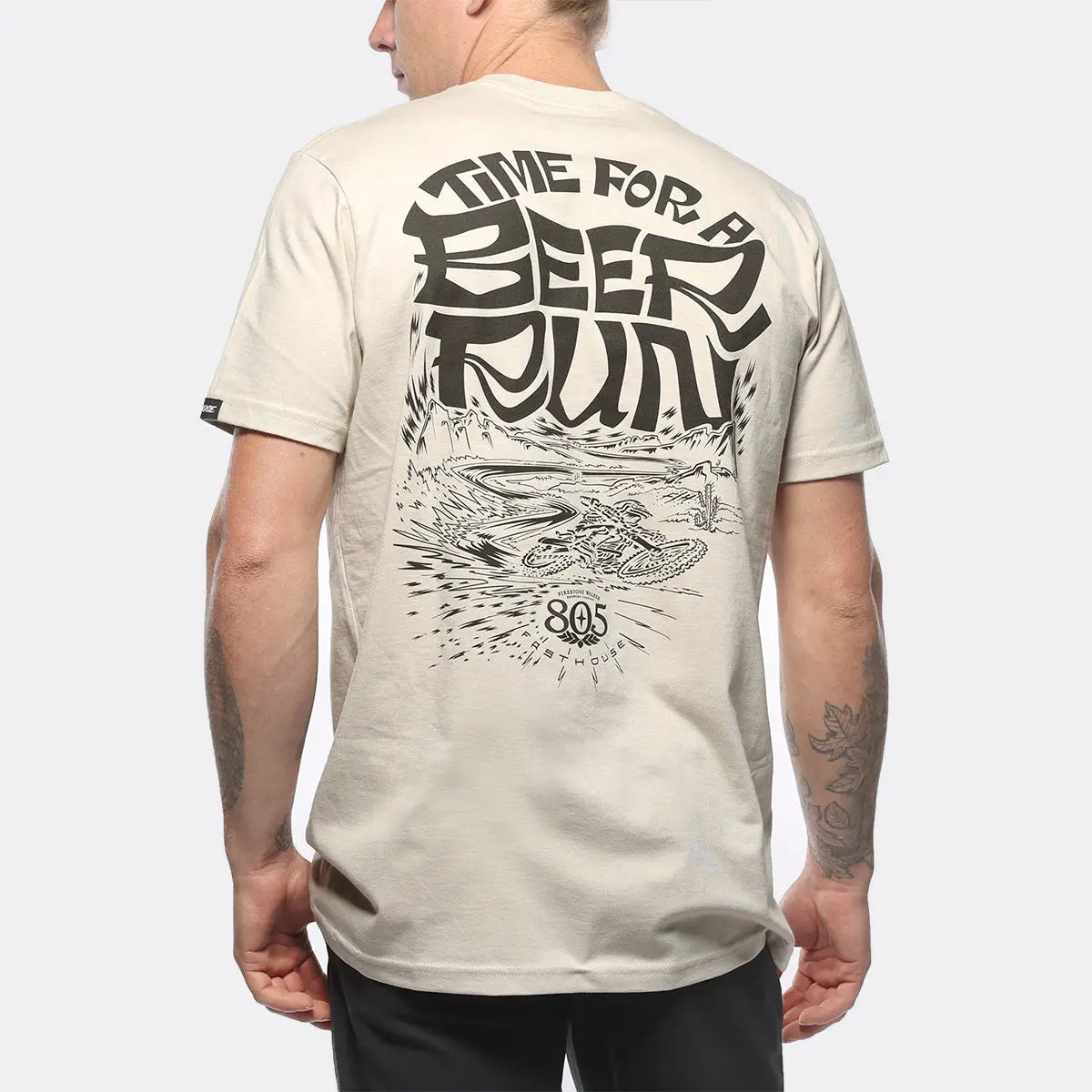 805 Desert Run Midweight Tee - Sand - Fasthouse