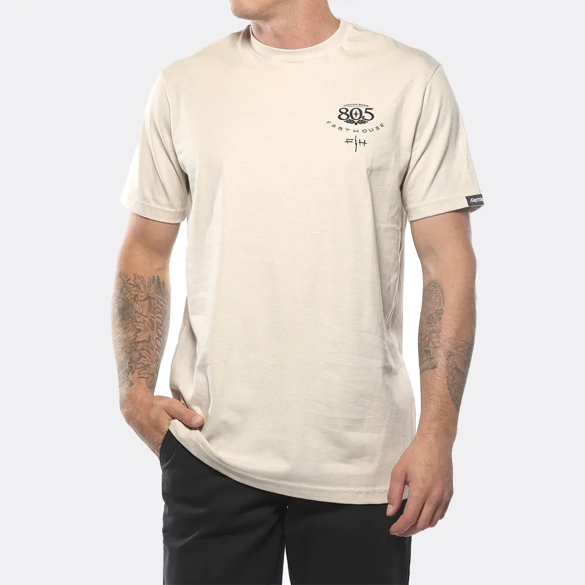 805 Desert Run Midweight Tee - Sand - Fasthouse