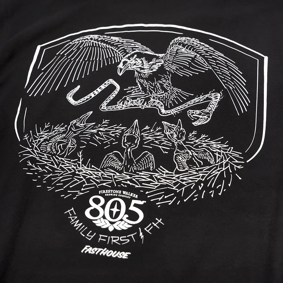 805 Family First Tee - Black