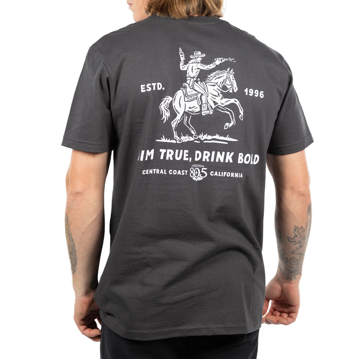 805 Premier Aim True Tee - Graphite Black