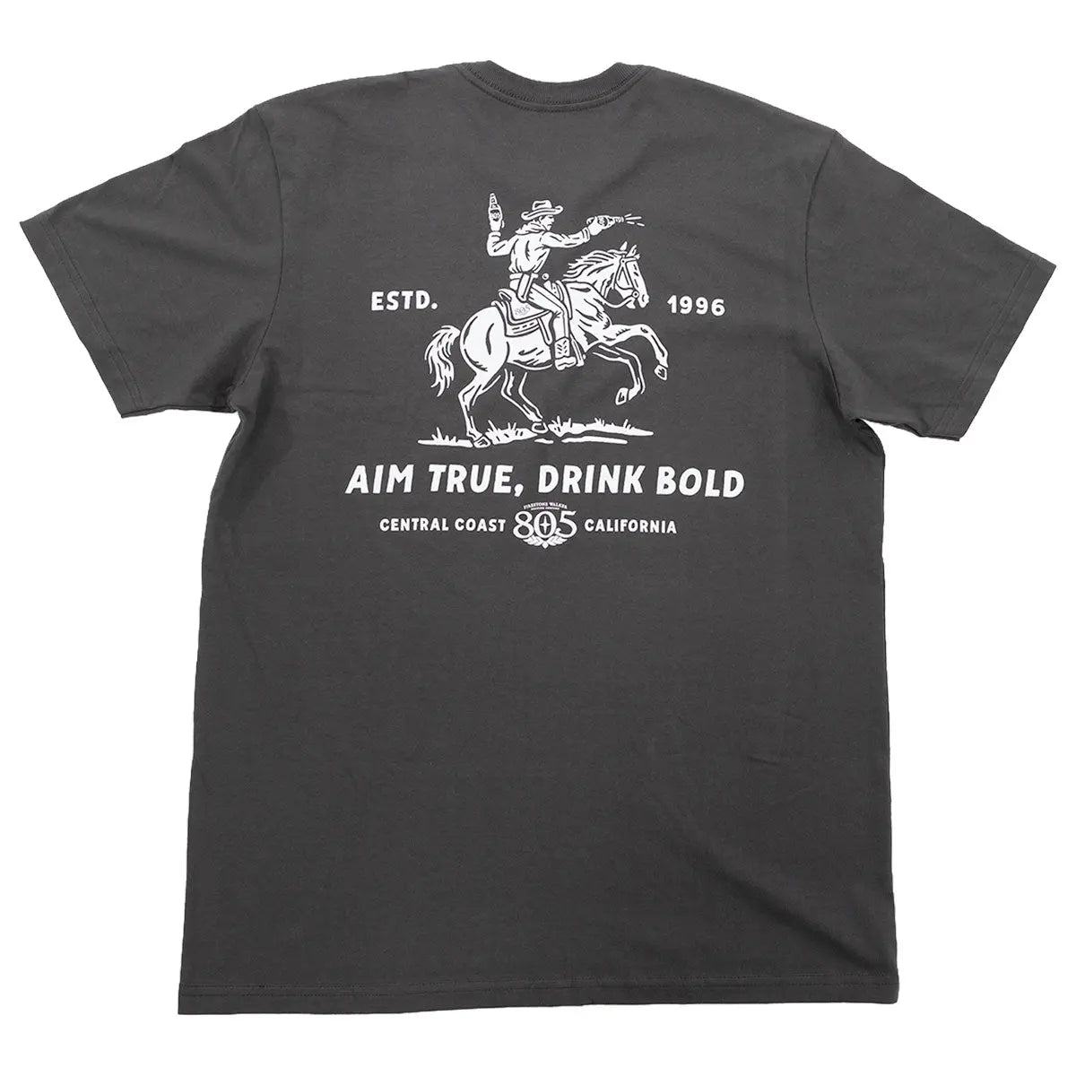 805 Premier Aim True Tee - Graphite Black Fasthouse