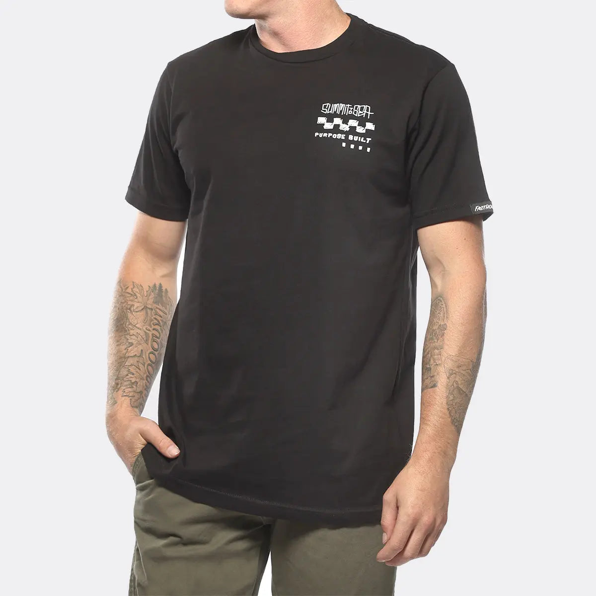 805 Purpose Midweight Tee - Black - Fasthouse