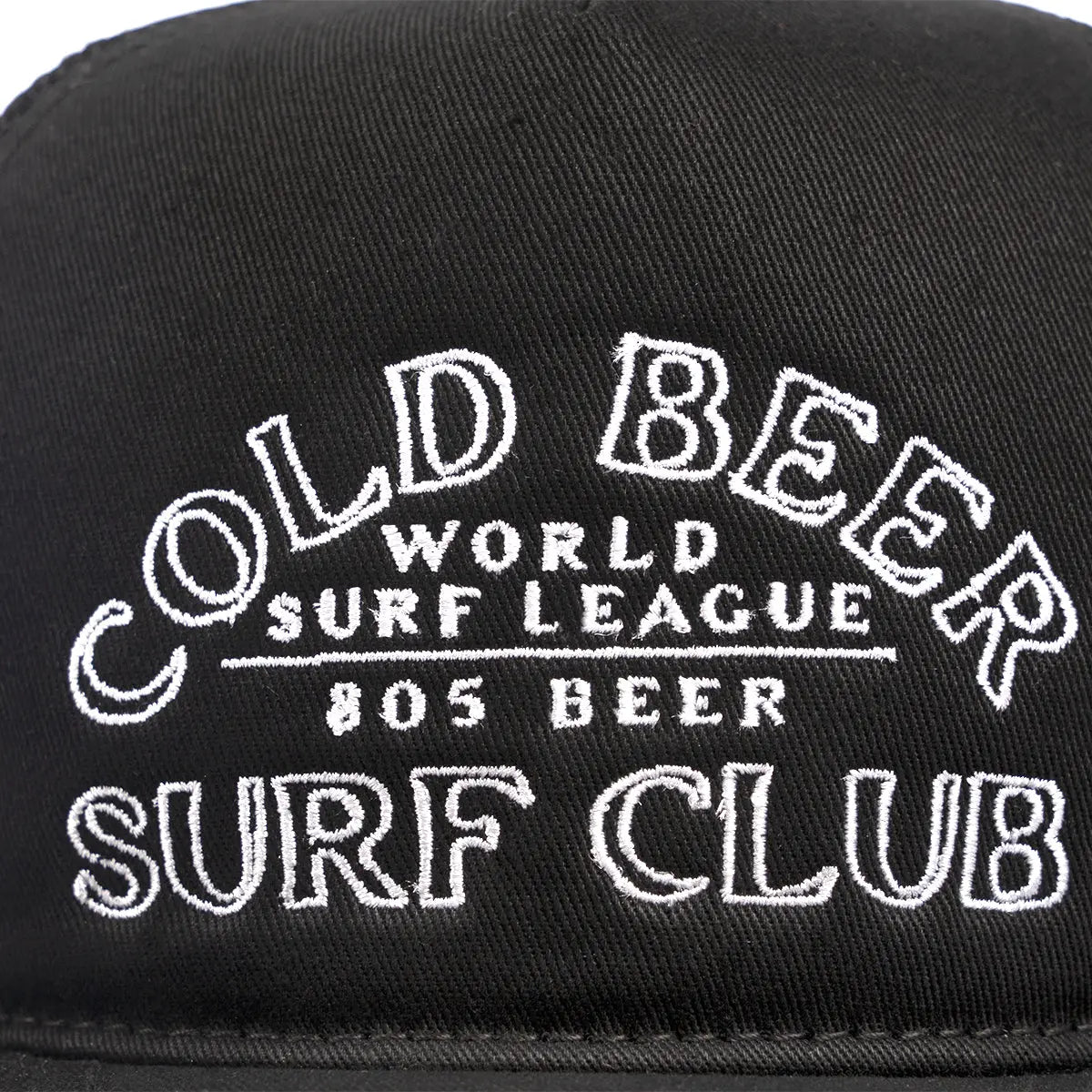 805 Cold Beer Surf Club WSL Hat - Black - Fasthouse