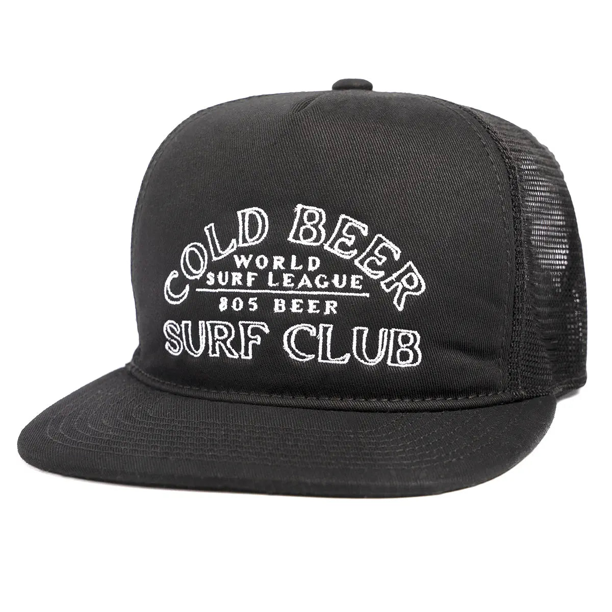 805 Cold Beer Surf Club WSL Hat - Black - Fasthouse