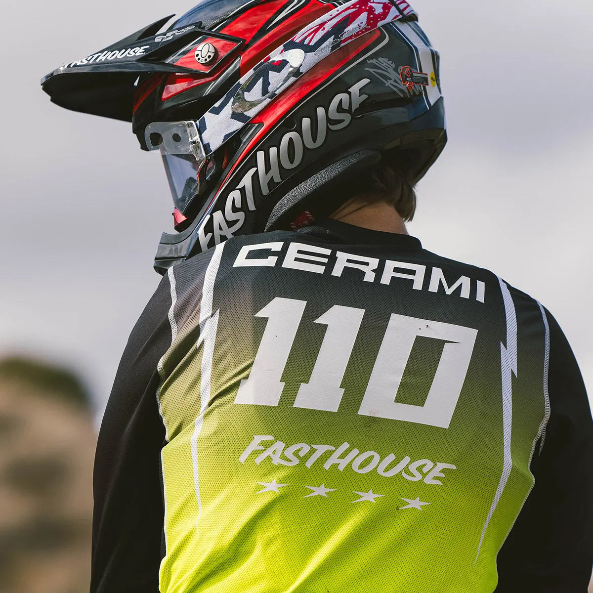 Elrod Nitro Jersey - Black Neon - Fasthouse