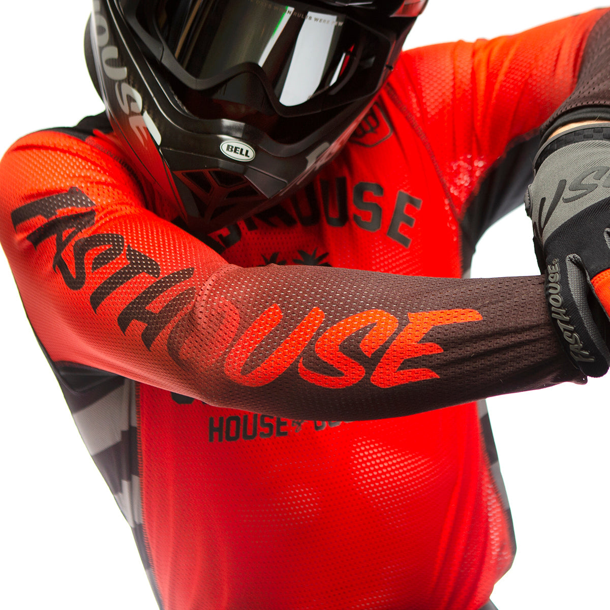 A/C Grindhouse Asher Jersey - Infrared/Black closeout