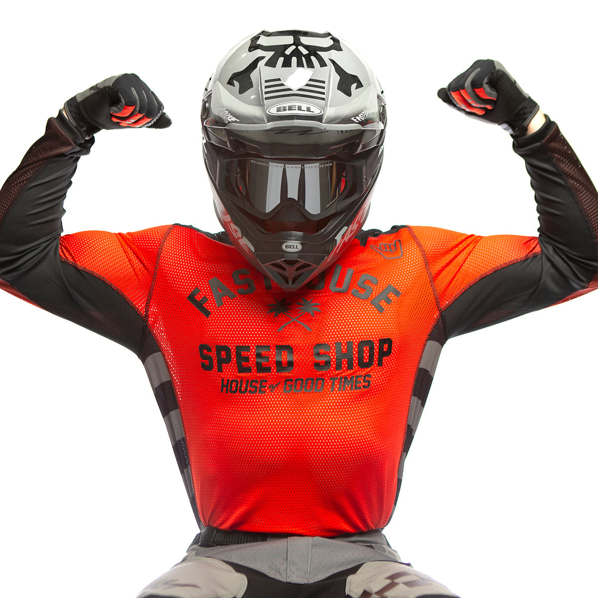 A/C Grindhouse Asher Jersey - Infrared/Black closeout