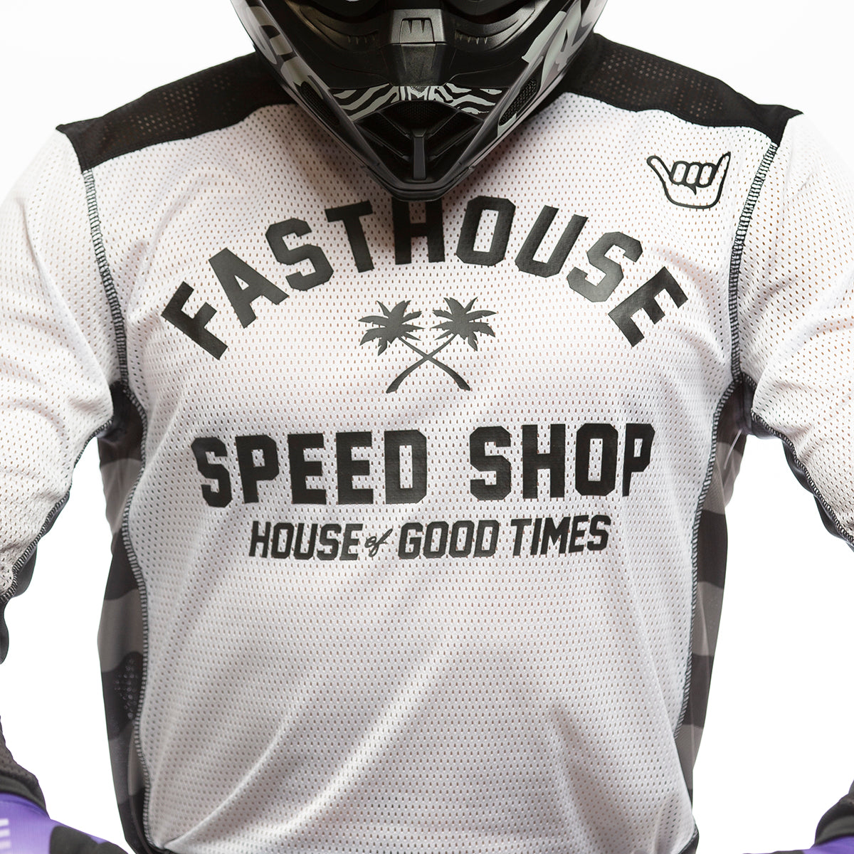 A/C Grindhouse Asher Jersey - White/Black closeout