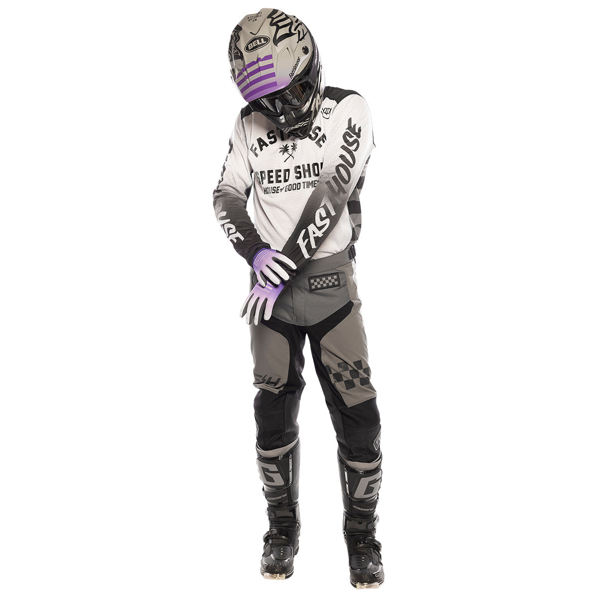 A/C Grindhouse Asher Jersey - White/Black closeout