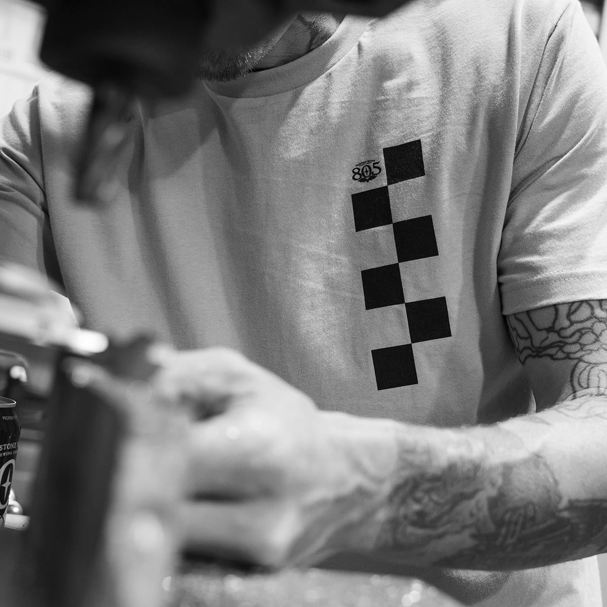 805 Atmosphere Tee - Light Gray