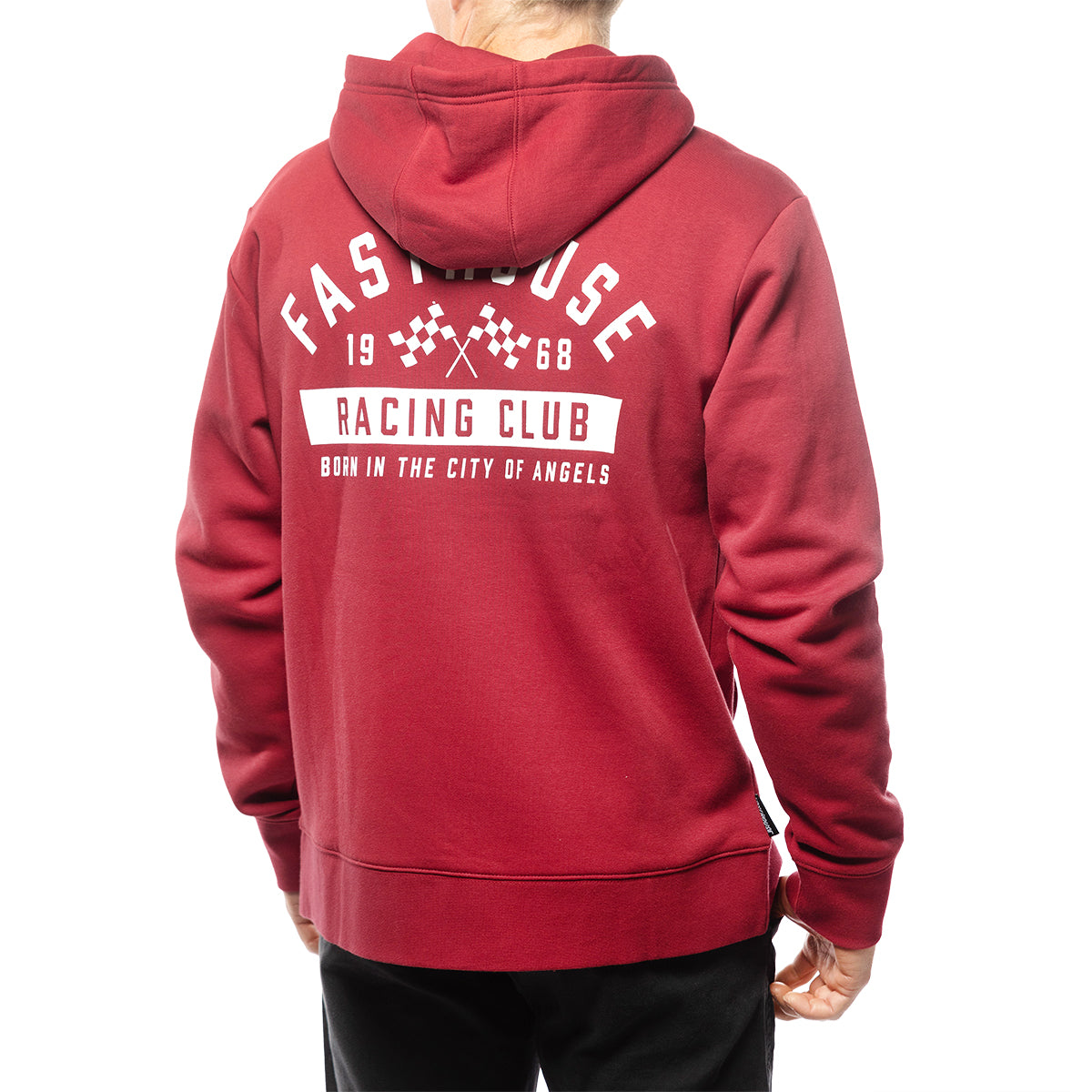 Acclaim Hooded Zip Up - Cardinal