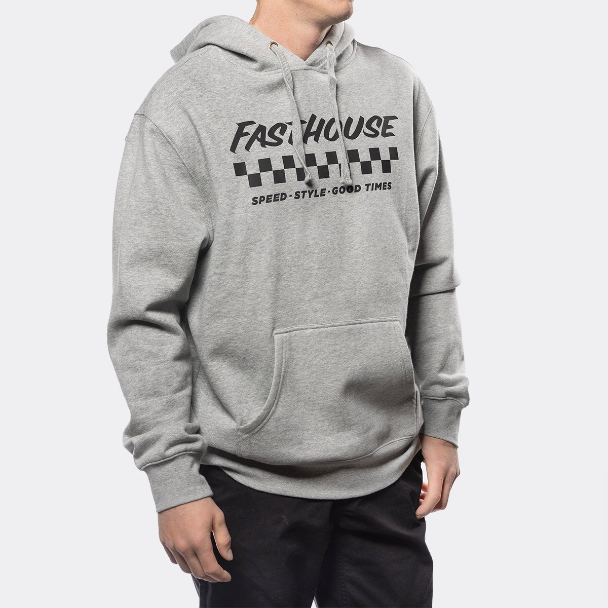 Apex Hooded Pullover - Heather Gray
