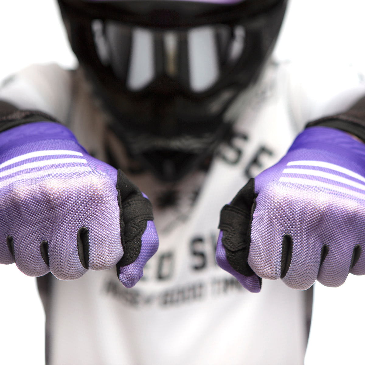 Blitz Fader Glove - Purple/White Fasthouse