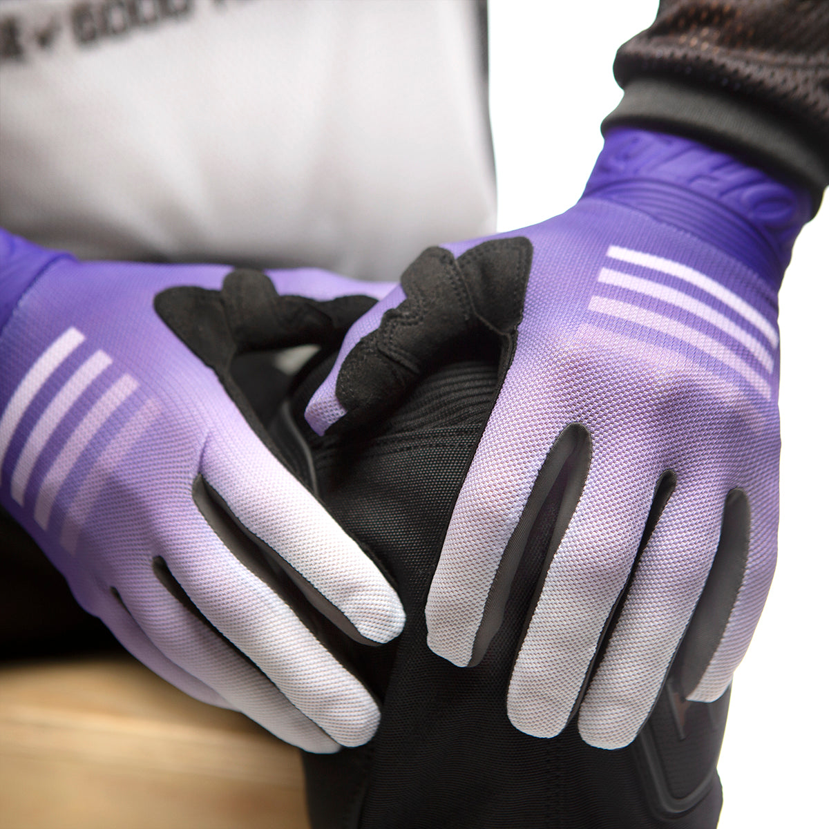 Blitz Fader Glove - Purple/White Fasthouse