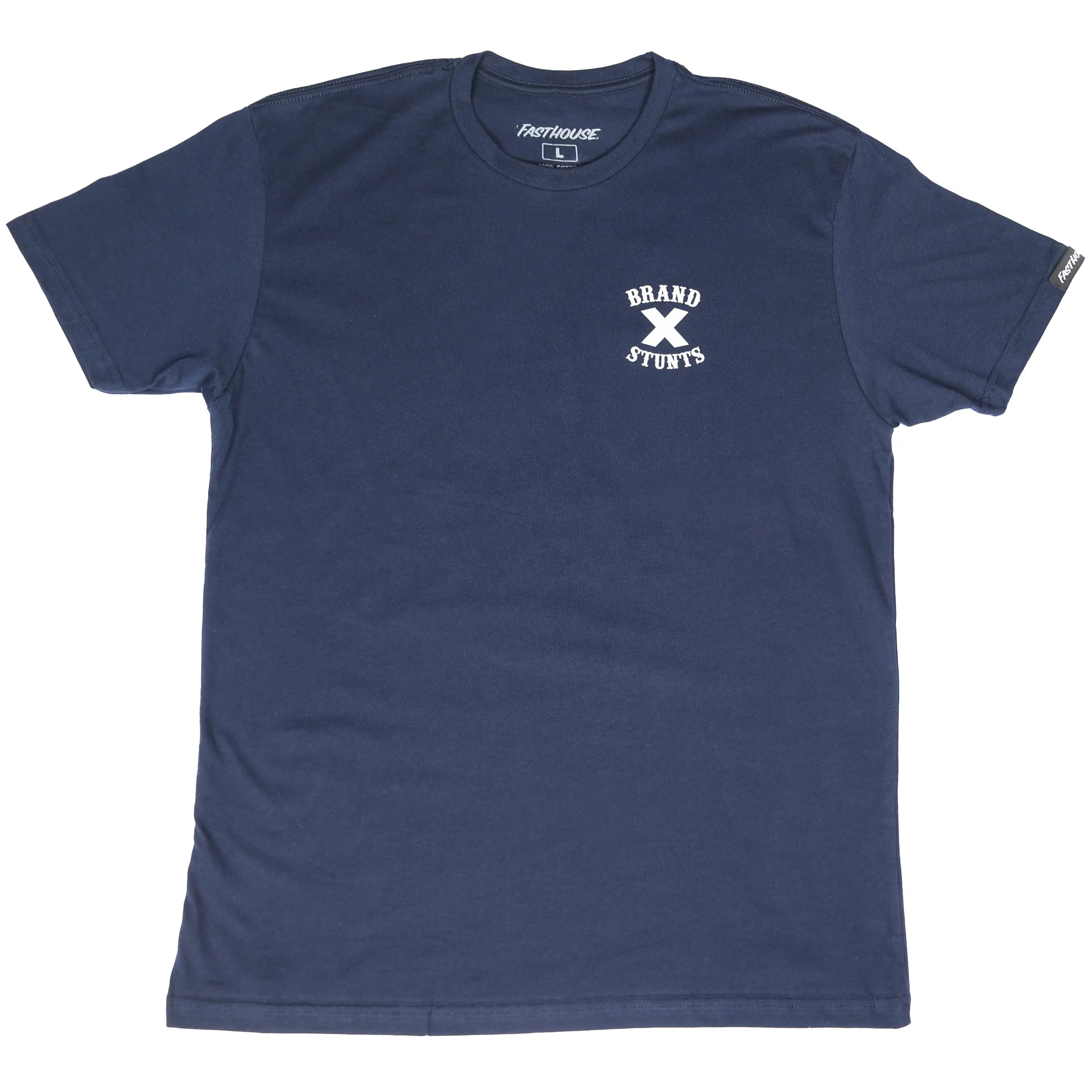 Brand X Logo Tee - Navy - Fasthouse