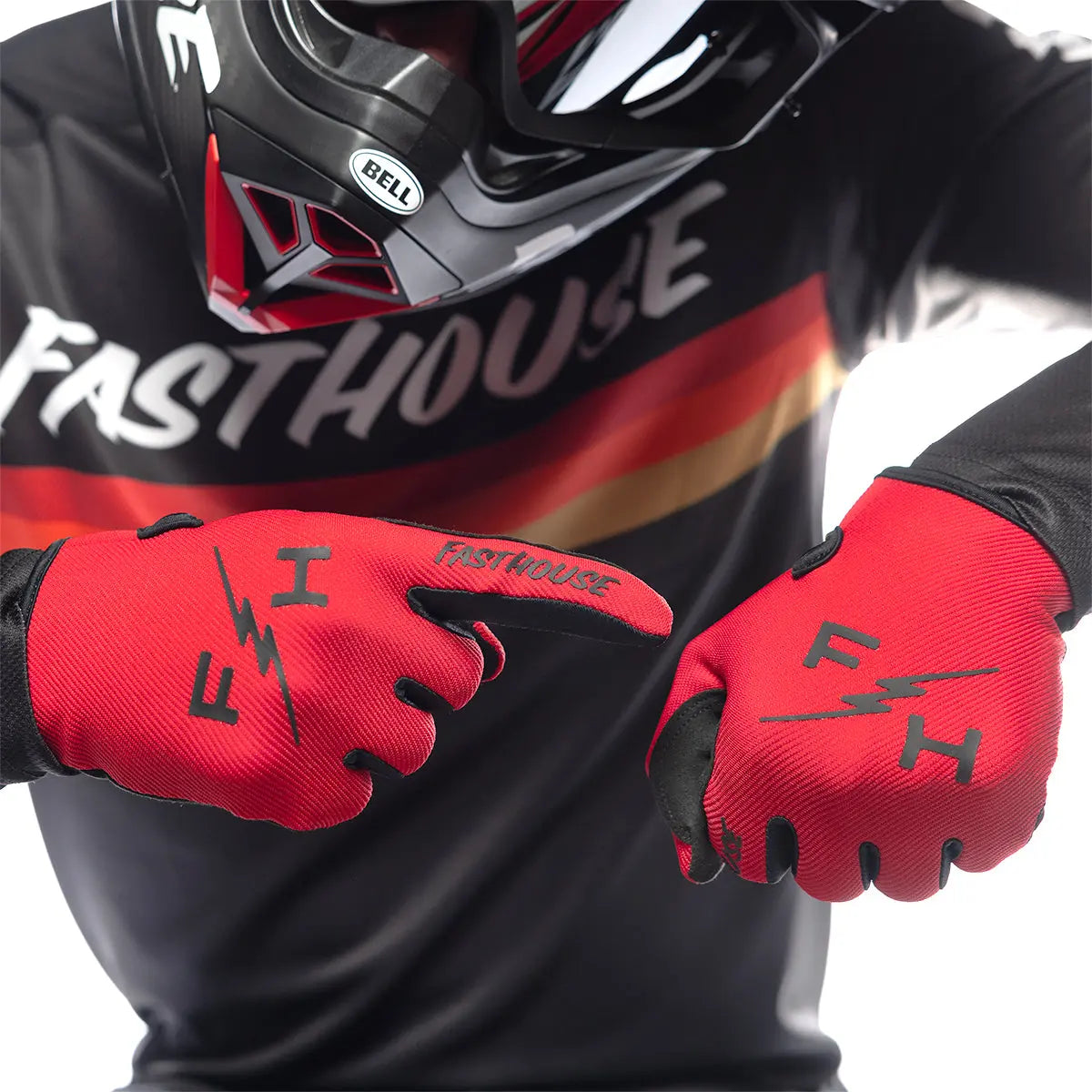 Carbon Eternal Glove - Red - Fasthouse