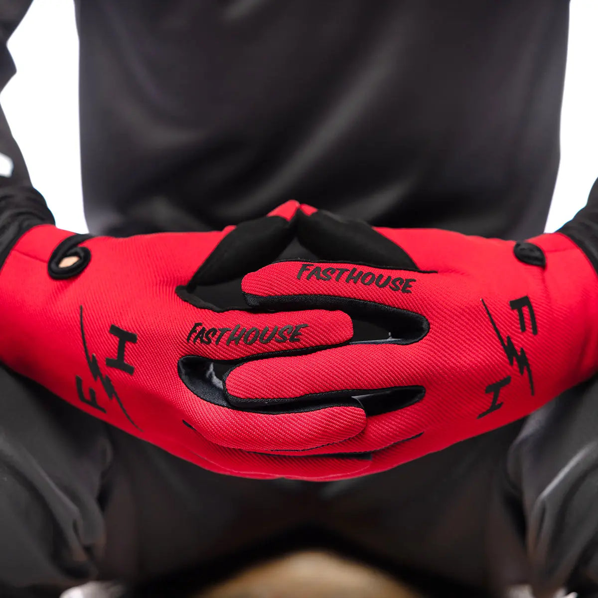 Carbon Eternal Glove - Red - Fasthouse