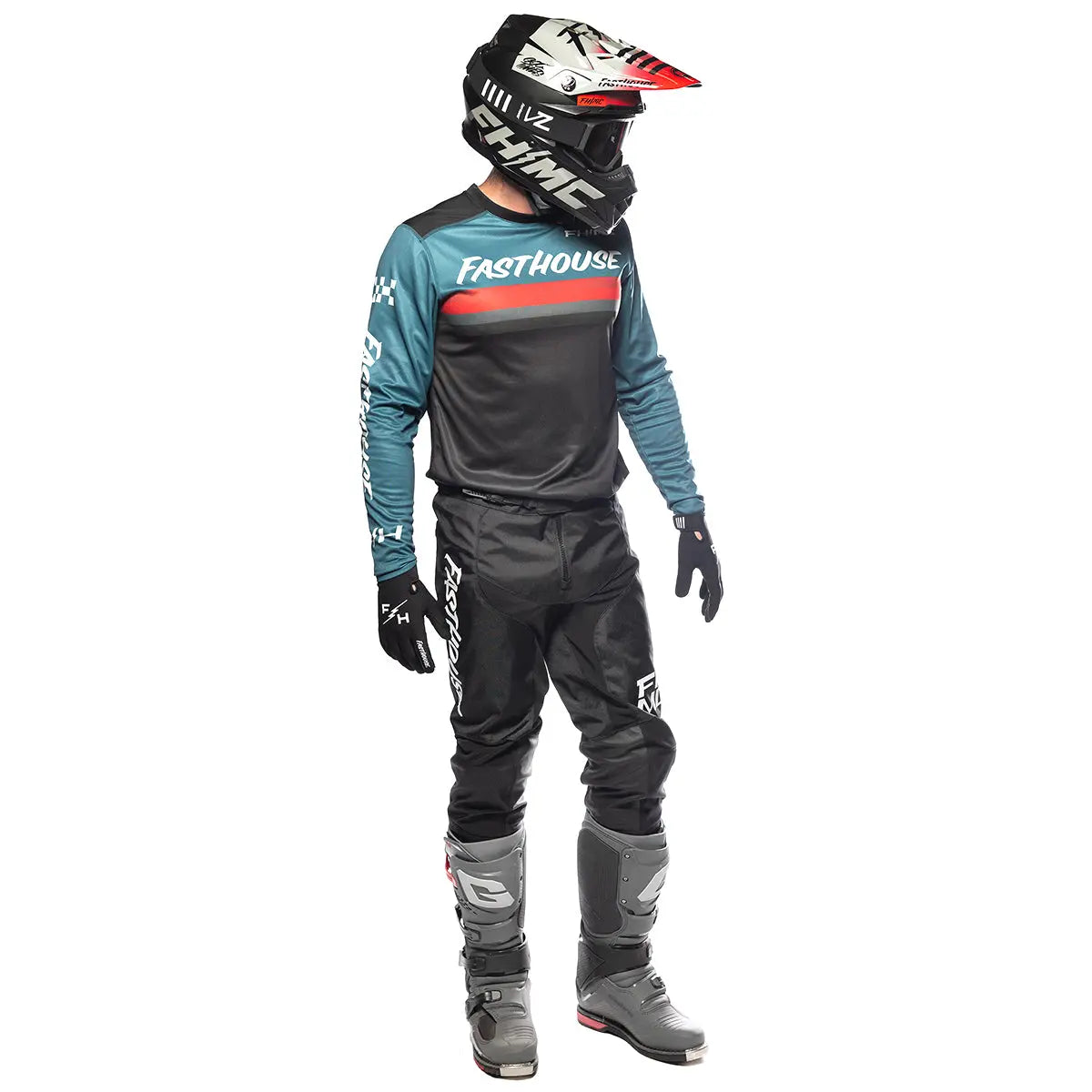Carbon Force Jersey - Teal - Fasthouse