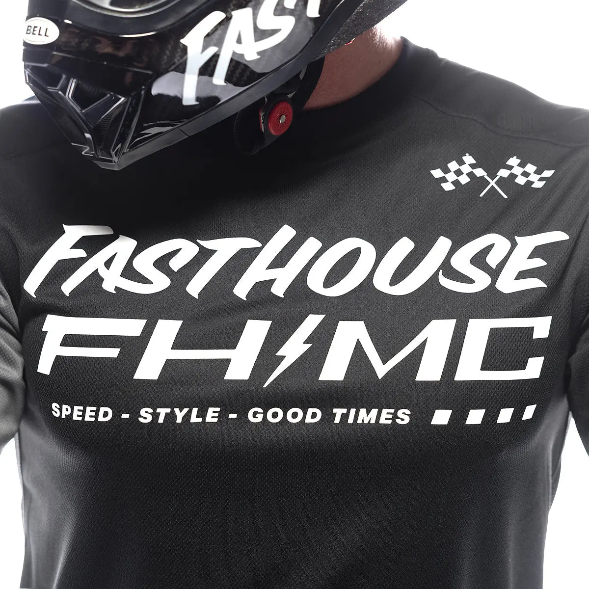 Carbon Method Jersey - Black/Gray - Fasthouse