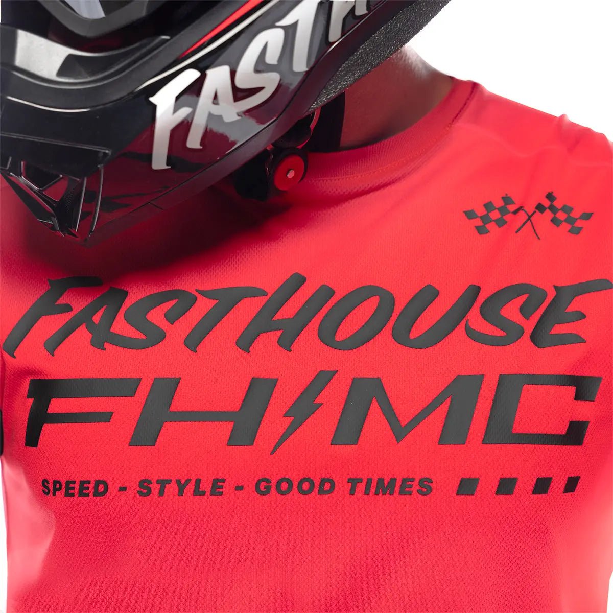 Carbon Method Jersey - Red/Black - Fasthouse