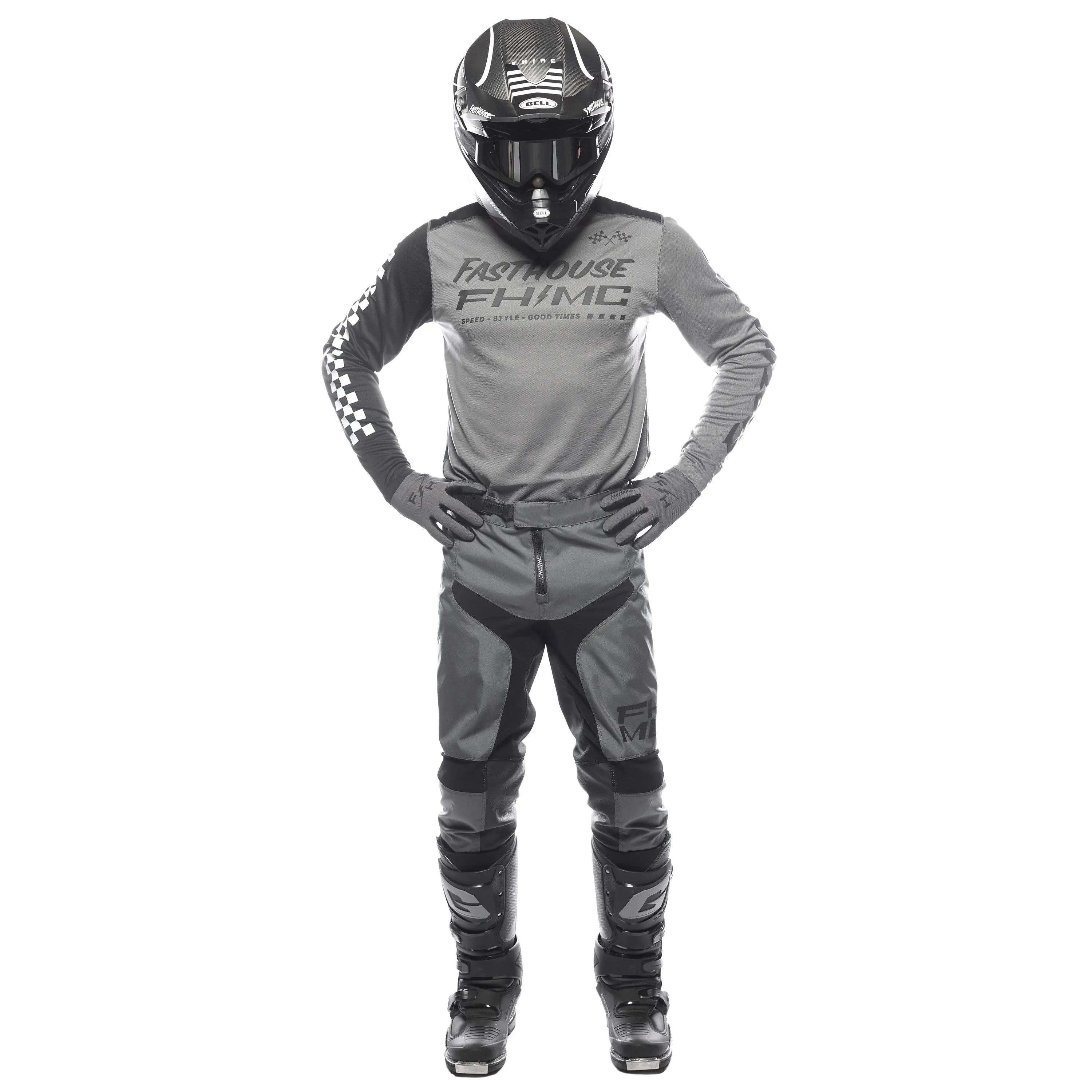 Carbon Method Jersey - Gray/Black - Fasthouse