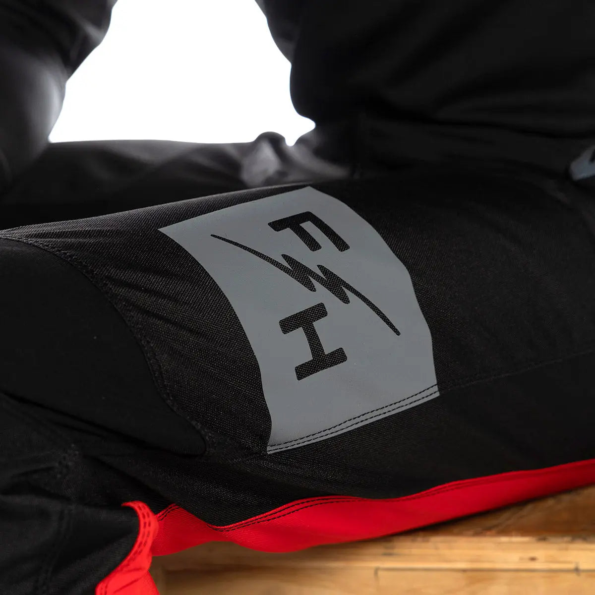 Carbon Echo Pant - Black/Racing Red Fasthouse