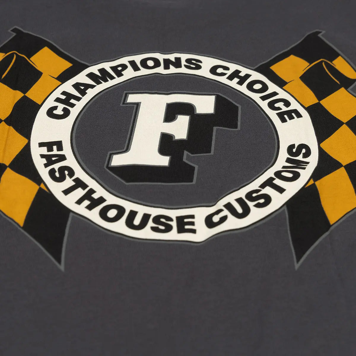 Champions Choice Tee - Graphite Black Fasthouse