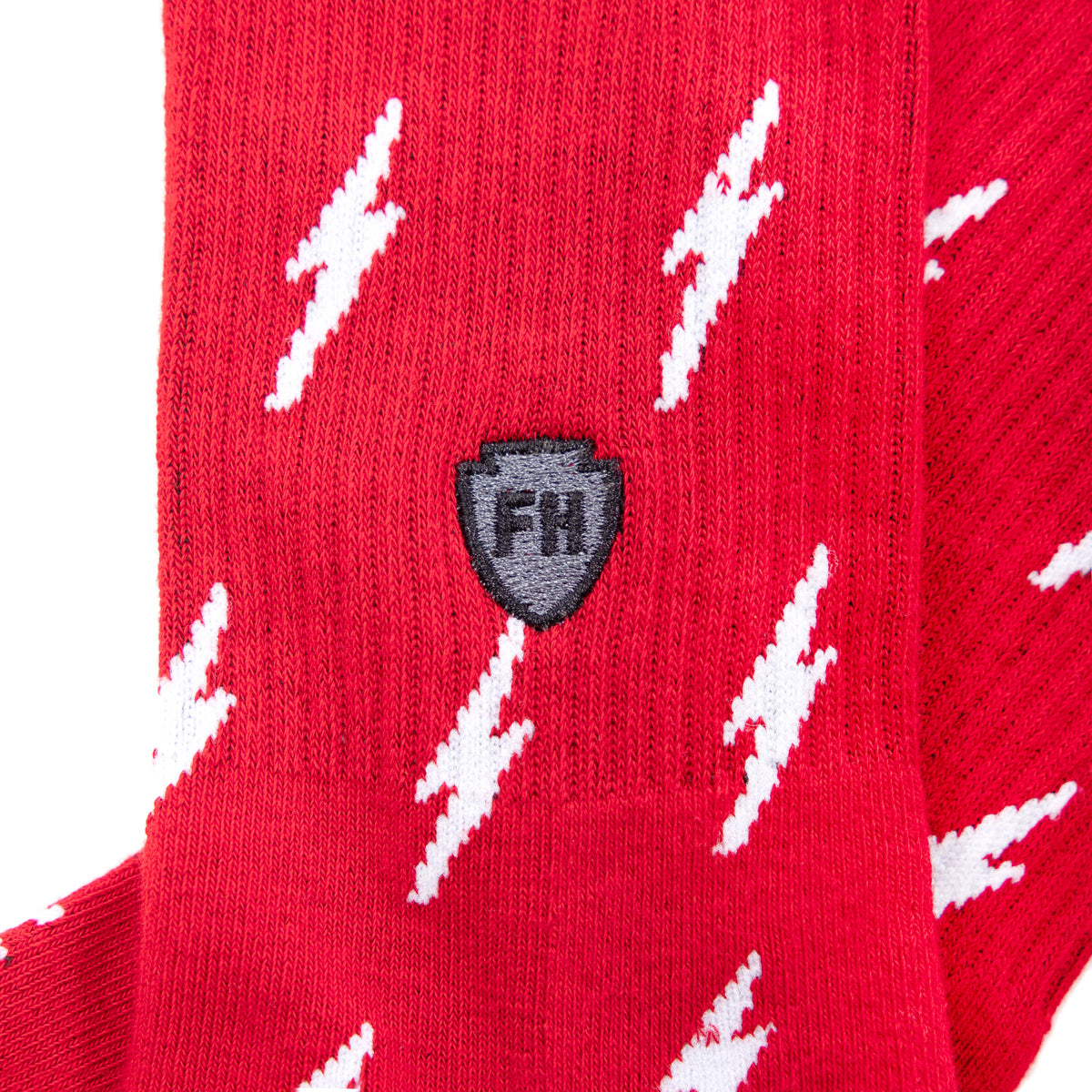 Circuit Crew Sock - Red/White