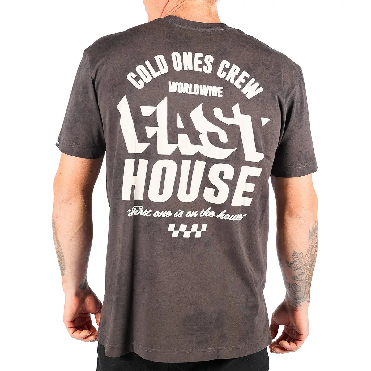 Cold Ones Tee - Black Crystal Wash - Fasthouse