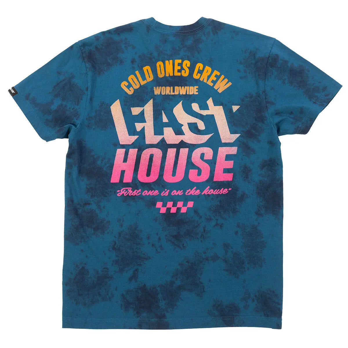 Cold Ones Tee - Indigo Crystal Wash - Fasthouse