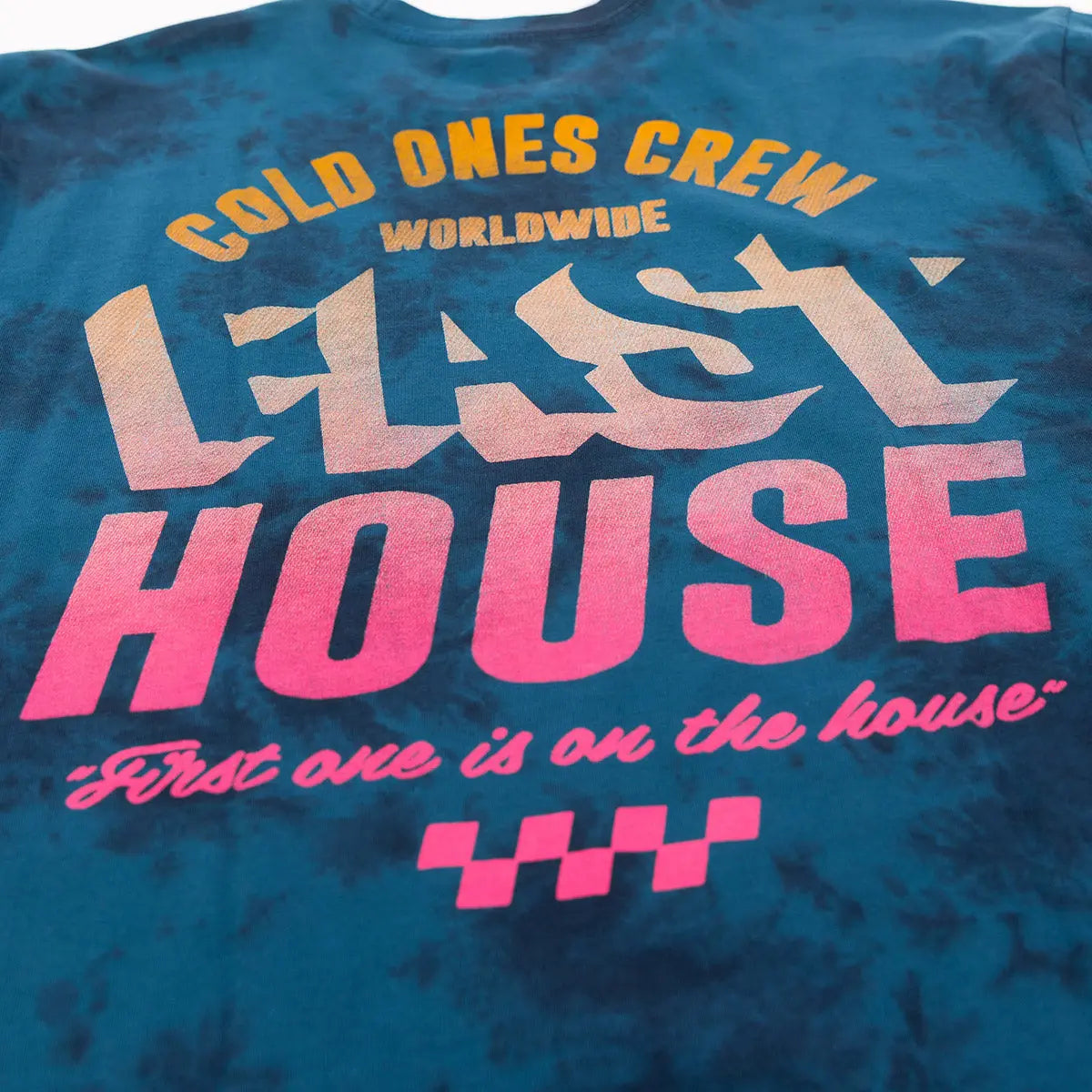 Cold Ones Tee - Indigo Crystal Wash - Fasthouse