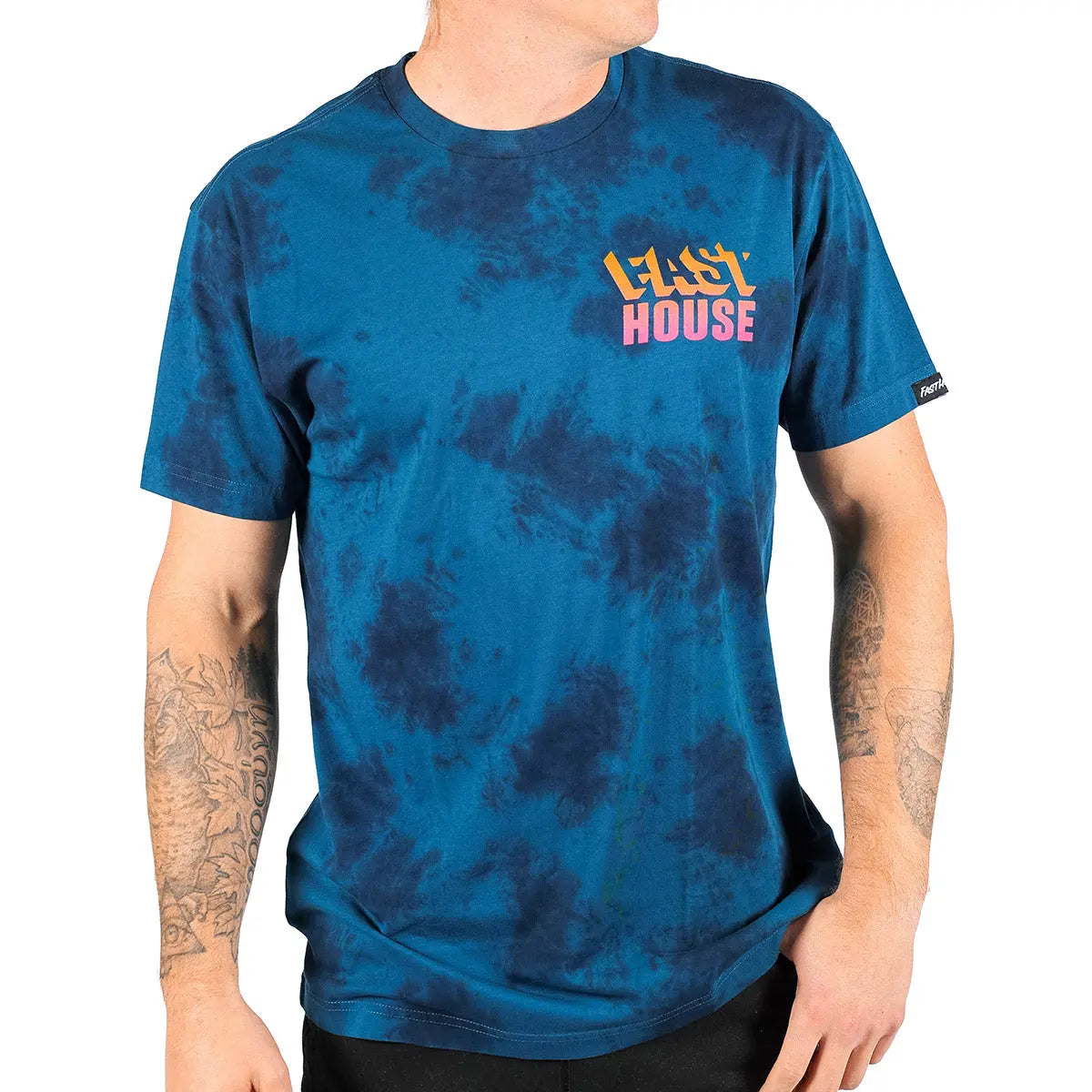 Cold Ones Tee - Indigo Crystal Wash - Fasthouse