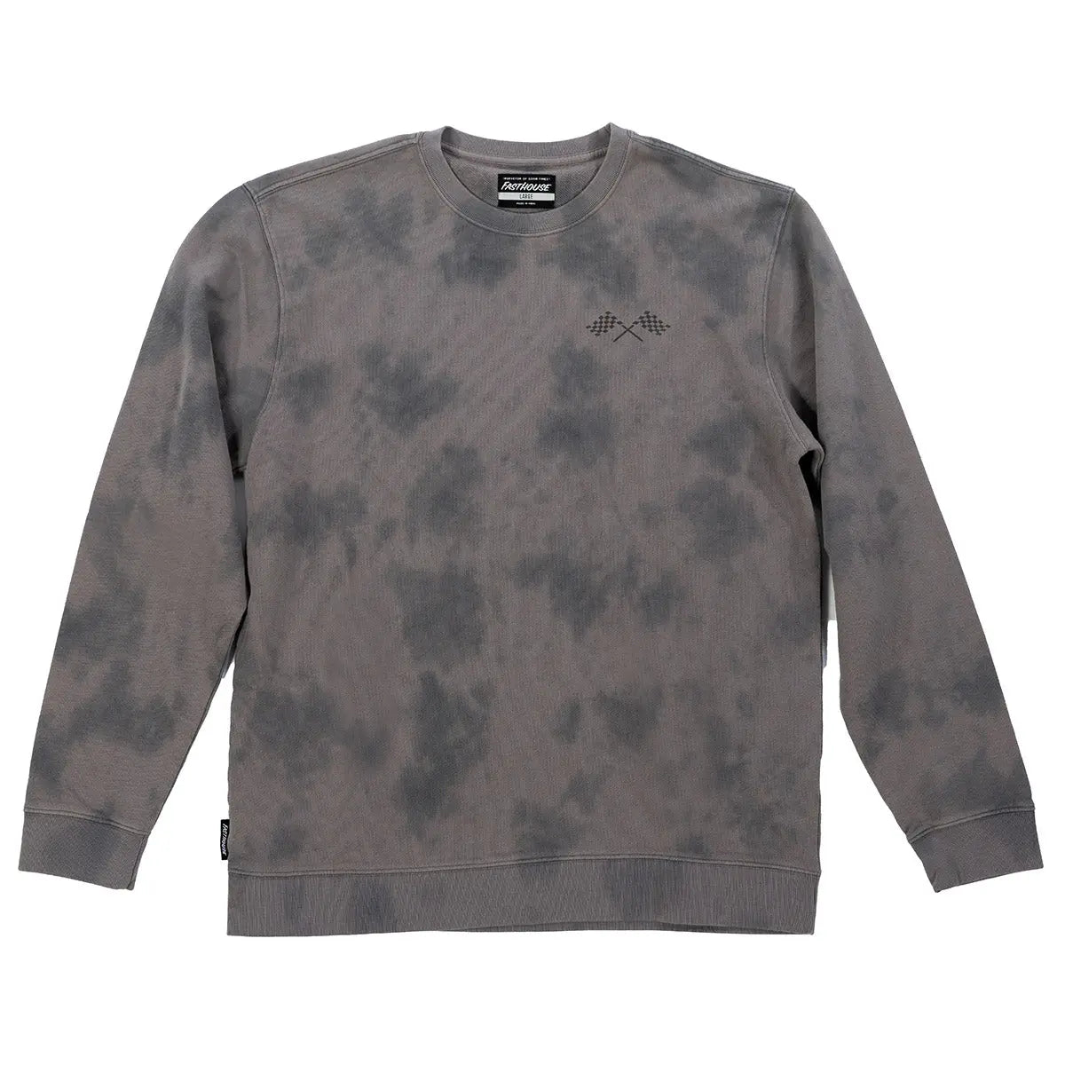 Crossroad Crew Neck Pullover - Shadow Crystal Wash - Fasthouse