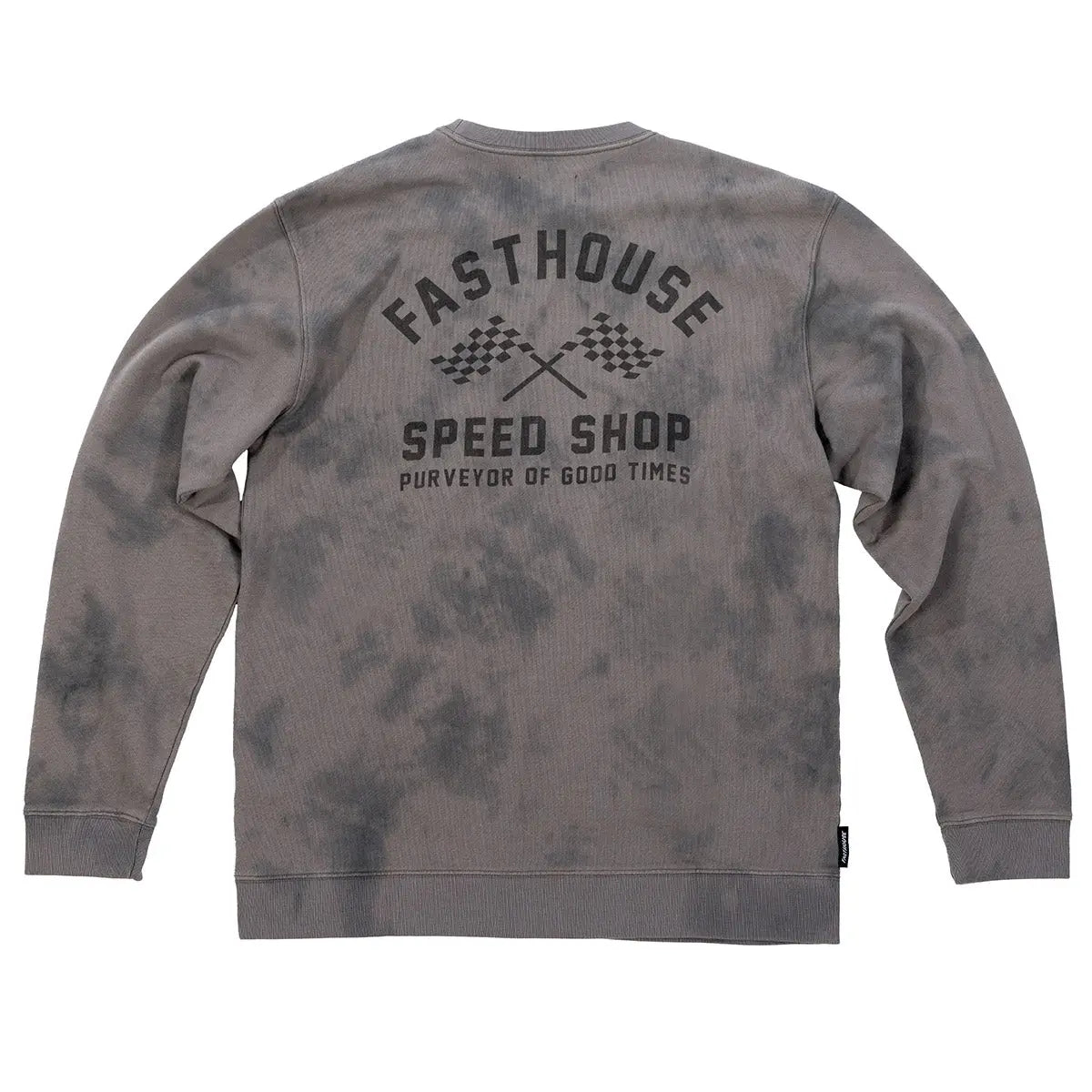 Crossroad Crew Neck Pullover - Shadow Crystal Wash - Fasthouse